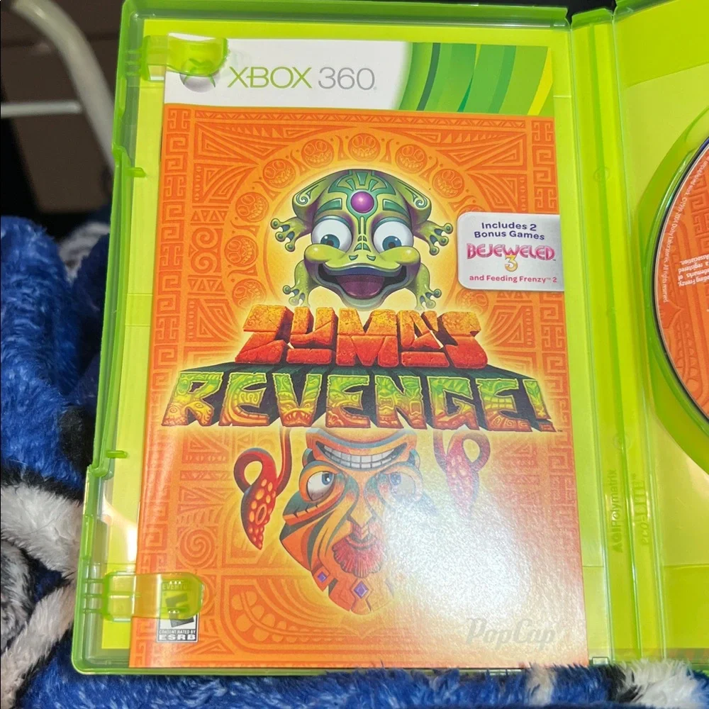 Zuma's revenge 360 Game with Vibrant Cover